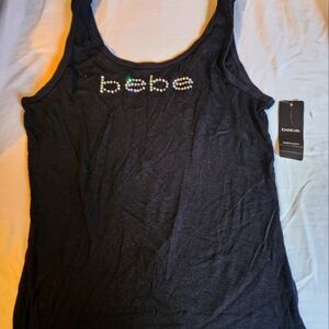 bebe Rib Logo Tank